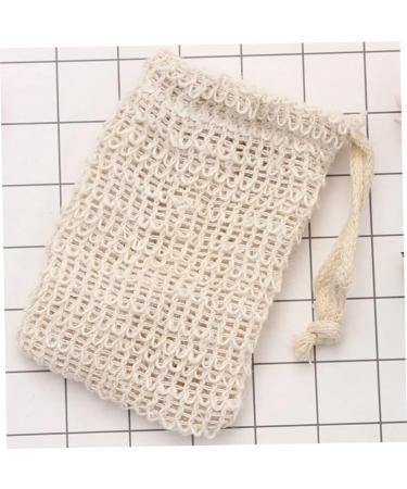 Buy Soap Bags with Drawstring - Sisal Fiber Exfoliating Pouch for Foaming & Drying (2 Pcs) - Best Soap Saver for Smooth Skin - Buy Online on GoSupps.com