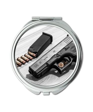YENDOSTEEN Mirror Travel Mirror gunsmoke Round Mirror all gun pocket mirror portable mirror
