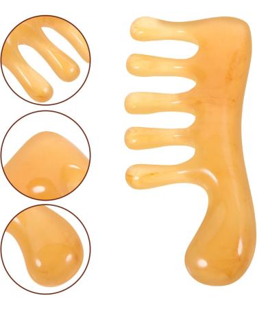 Buy Minkissy 3 Pieces Resin Massage Comb Set - Jade Gua Sha & Scalp Massager for Head Care & Relaxation - International Shipping Available! - Buy Online on GoSupps.com