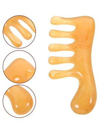 Shop Minkissy 3pcs Resin Massage Comb Set - Jade Comb & Gua Sha Scalp Massager for Head Care | International Shipping Available - Buy Online on GoSupps.com