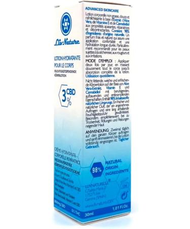  LLIVNATURE Moisturizing Body Lotion 3% CBD 30ml - Buy Online on GoSupps.com