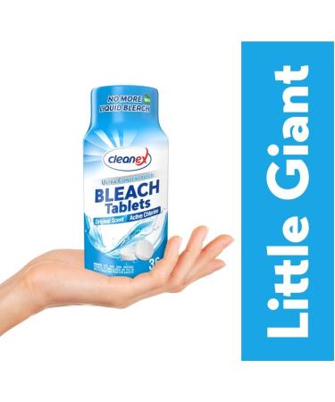Buy Advanced Water-Soluble Bleach Tablets - 36 Ultra Concentrated No Phosphate Cleaning Tablets for Laundry & Multiuse - Buy Online on GoSupps.com