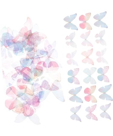 TEHAUX 500 Pcs Tulle Butterfly Accessory Miss Clothing Crafts As Shownx5pcs 0.01X3.5X5CMx5pcs - Buy Online on GoSupps.com