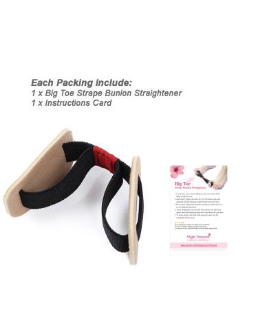 Mutreso Big Toe Strap Bunion Straightener for Hallux Valgus Alignment and Foot Pain Relief - Buy Online on GoSupps.com