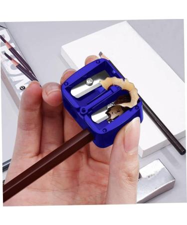  SENRN 4Pcs Makeup Pencil Sharpener Dual Holes Eyeliner Sharpener with Cover Colored Eye Cosmetic Pencil Sharpener for Eyeliner Lipliner Pencils - Buy Online on GoSupps.com