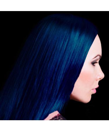Manic Panic After Midnight Blue Hair Dye - Vegan & Cruelty-Free 2 x 118ml Semi-Permanent Creme - Buy Online on GoSupps.com
