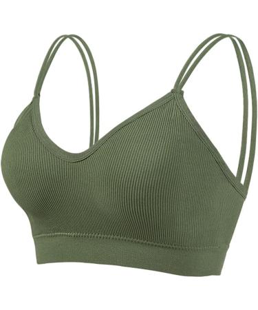 TDEOK Women's Fitness Set - Comfortable Camisole Vest & Underwear in Green | One Size eCommerce - Buy Online on GoSupps.com