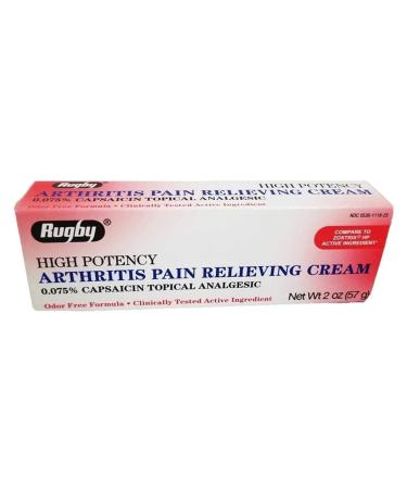 Rugby High Potency Arthritis Pain Relieving Cream 2 oz Each