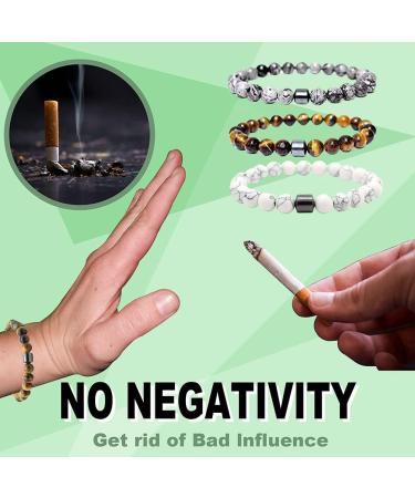 Eomsky Pack of 3 8 mm Tiger's Eye Stone Bracelets Smoking Anti-Anxiety Bracelet for Men and Women Helps Relief Anxiety Frustration Irritability 3pcs - Buy Online on GoSupps.com