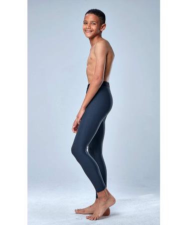 DEVOPS 2 Pack Youth & Boys Thermal Compression Baselayer Set - Fleece Lined Pants & Long Sleeve Top - Medium - Black/Charcoal - Buy Online on GoSupps.com