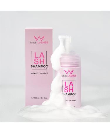 Miss Lashes Eyelash Shampoo 100ml - Essential Lash Extension Cleanser & Care | Gentle Foam for Eyelash Durability - Buy Online on GoSupps.com