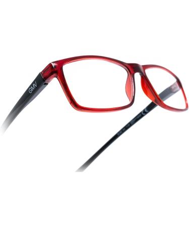 Gian Marco Venturi Unisex Verona Lesebrille - Stylish Red Eyewear | International Shipping Available - Buy Online on GoSupps.com