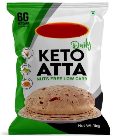 SM Keto Atta Daily | Low Carb Nut Free | Atta for Weight Loss | Protein Flour for Weight Management 1 kg - Buy Online on GoSupps.com