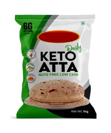 SM Keto Atta Daily | Low Carb Nut Free | Atta for Weight Loss | Protein Flour for Weight Management 1 kg