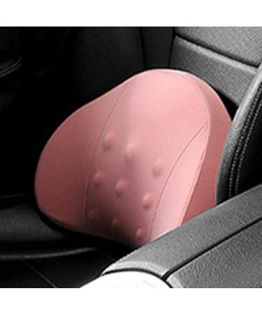 Car Lumbar Pillow | Driving Lumbar Support Cushion | Soft Lumbar Pillow for Lower Back Discomfort Relief Car Back Cushion for Driving Ergonomic Lumbar Support for Car Pink - Buy Online on GoSupps.com