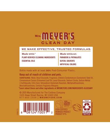 Mrs. Meyer's Apple Cider Kitchen Set - Hand Soap Dish Soap & Multi-Surface Cleaner | Eco-Friendly Cleaning Essentials - International Shipping Available - Buy Online on GoSupps.com