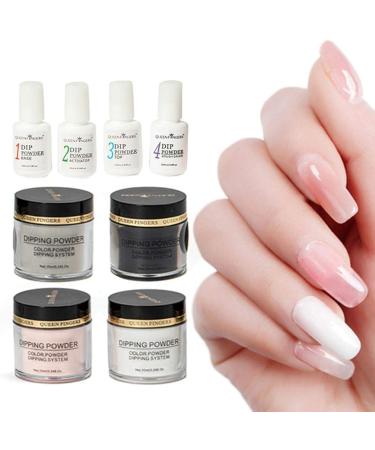 Dip Powder Starter Kit Glitter Nail Polish Dipping System Nail Art Kit For Nails Care - Buy Online on GoSupps.com