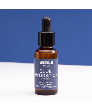 Segle Clinical | Blue Hydration Facial Serum for Men | Light Moisturizer | Blue light protection | 30ml