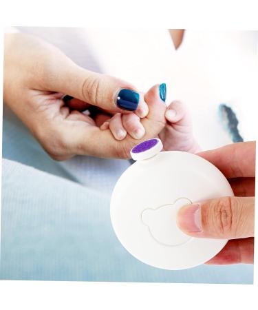 Vaguelly 1 Set Nail Grinder Electric Nail Trimmer Safe Nail Polishing Accessory Electric Nail Sharpener Pedicure Tool Safe Adults Nail Nail Trimming Tool Nail Trimmer 7X7X3CM White - Buy Online on GoSupps.com