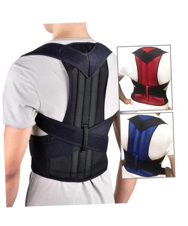 Buy Gatuida Lumbar Support Posture Brace for Men & Women - XXL Black Support Belt for Optimal Posture - Buy Online on GoSupps.com