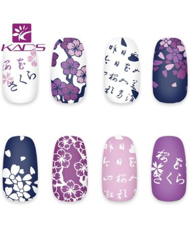 KADS Nail Stamping Plate Chinese Style Plum Flower Template - Nail Art Decoration (CN009) CH009 - Buy Online on GoSupps.com