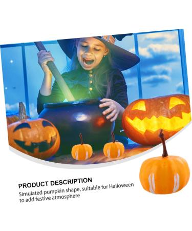 DECHOUS 20pcs Simulated Mini Pumpkin Halloween Decoration Simulation Pumpkin Halloween Pumpkin Crafts Fake Pumpkin Halloween Pumpkin Decoration Painted Decorate Little Pumpkin Foam Yellow 2.2X3.4CM - Buy Online on GoSupps.com