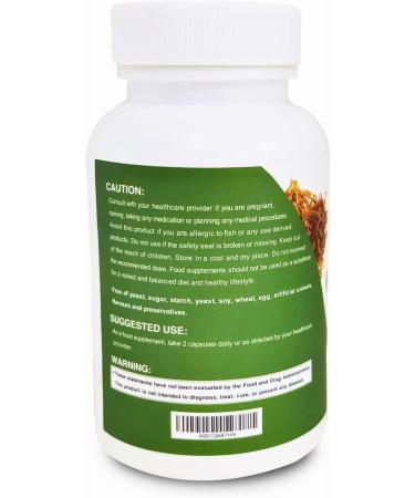 Sea Moss Organic Vegan Capsules with Bladderwrack & Burdock Root - 90 Capsules, 4000mg per Serving, Rich in Iodine - Non GMO, Gluten Free - Buy Online on GoSupps.com