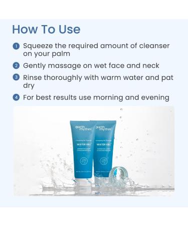  Earth Rhythm Earth Rhythm Energizing Face Wash with Earth Marine Water and Tauga Seed Natural Vegan - 100g - Buy Online on GoSupps.com