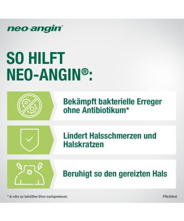 Neo-Angin Sugar-Free Half Tablets for Sore Throat | 2-Pack (48 Pieces) | Sucking Tablets for Adults & Kids | Fast Relief - Buy Online on GoSupps.com