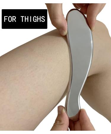 Antiexi Gua Sha Schaber - 8PCS Medical Grade Stainless Steel Massage Tool Set for Muscle Pain Relief & Mobilization - Buy Online on GoSupps.com