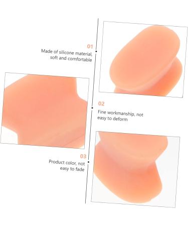 FOMIYES 8pcs Silicone Gel Toe Separator Pedicure Tools for Foot Care and Nail Polish - Bunion Corrector and Toe Adjuster for Big Toe and Outer Thumb - Buy Online on GoSupps.com