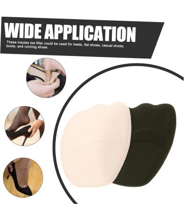 Shop Gatuida 12 Pairs Sponge Forefoot Pad Inserts - Non-Slip Gel Soles for Women | Ideal Shoe Filler & Jewelry Cleaner - Buy Online on GoSupps.com
