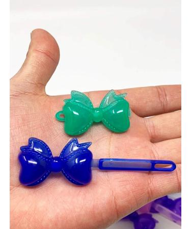 Tara Girls Self Hinge Plastic Bow Hair Barrettes Combo Pack - Set of 3 - Buy Online on GoSupps.com