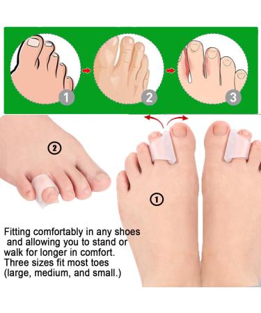 10 Pieces Pinky Toe Spacers - Cushions for Overlapping Toes | Comfort & Relief for Women & Men - Buy Online on GoSupps.com