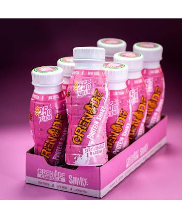 Grenade Protein Rich Shake - Strawberries & Cream 8 x 330ml | International Shipping Available - Buy Online on GoSupps.com
