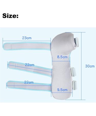 ORANDESIGNE Left Hand Resting Splint - Night Wrist Thumb Immobilizer for Pain Tendinitis Sprain Fracture Arthritis & Dislocation Support - Buy Online on GoSupps.com