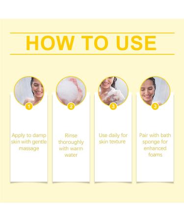  homomdy Persimmon Body Wash for Body Odor Control Natural Deodorant Deep Cleansing & Moisturizing Fresh Scent Mild Ingredient Persimmon Extract Oil for Women (3pcs) - Buy Online on GoSupps.com