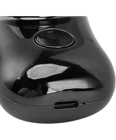 Mini Beard Trimmer Pocket Size Type C Rechargeable Low Noise Electric Beard Cutter with 400mAh Battery for Car Travel (Black) - Buy Online on GoSupps.com