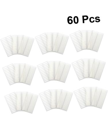 Didiseaon 60 Sheets Stickers Eyelid Lift Tape Strips Eyelid Sticker Tape Adhesive Tape Man Double Eyelid Size 1 - Buy Online on GoSupps.com