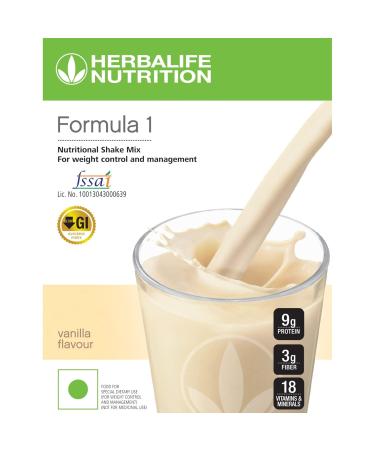 Herbalife Formula 1 Nutritional Shake Mix - Pack of 2 500g Each - Herbalife Shake - Herbalife Protein Powder - Herbalife Weight Loss Meal Replacement (Vanilla - Paan) - Buy Online on GoSupps.com