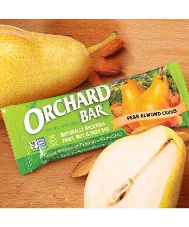 Orchard Bars Orchard Pear Almond Fruit & Nut Bars - 1.4 oz (Pack of 12) | Non-GMO | Almond Crunch Flavor - Buy Online on GoSupps.com