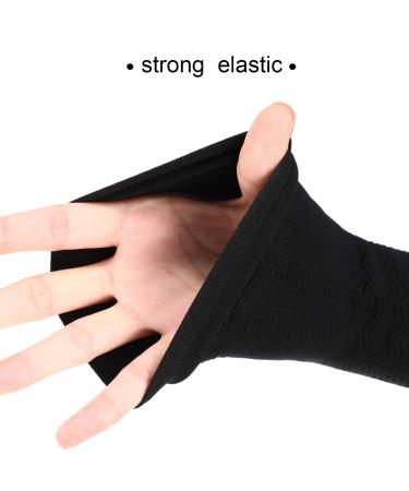 2 Pairs Arm Slimming Shapers for Women - Upper Arm Compression Sleeves for Flabby Arms - Slimming Arm Wraps for Weight Loss - Black & Beige - Buy Online on GoSupps.com