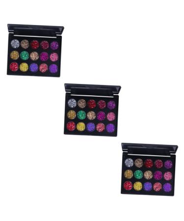 FOMIYES 3pcs 15 Eyeshadow Eye Shadow Palettes Matte Makeup Palette 1 count (Pack of 1) As Shownx3pcs