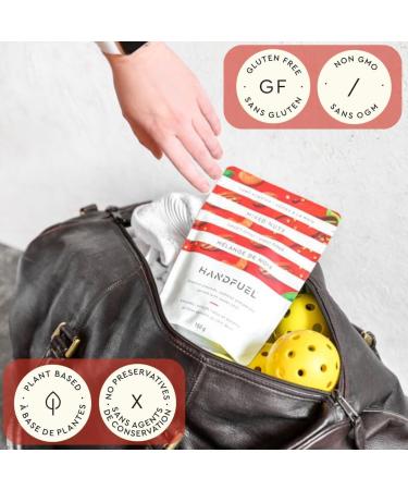 Handfuel Sweet Chili Mixed Nuts Hand Roasted Salted Cashews Candied Pecans 6g of Protein Non-GMO Vegan Friendly Plant Based Flavoured Nuts Gluten Free - 40g Per Pouch (12 Count) - Buy Online on GoSupps.com