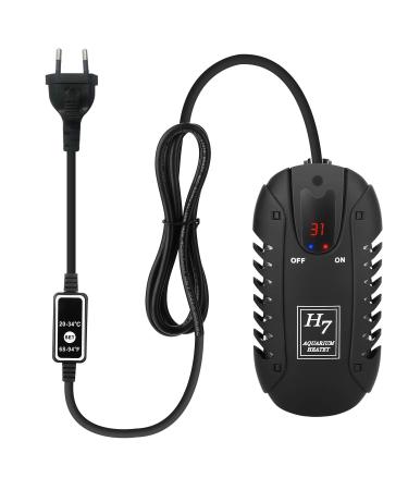 No.17 Small underwater aquarium heating 150W mini aquarium heating with a visible temperature LED screen and external temperature controller for 30-150 liters of aquarium 150watt for 30-150 liters