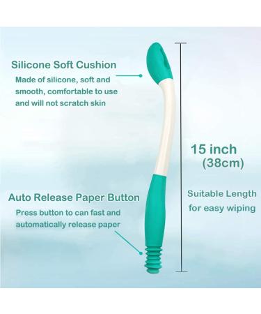 Long Reach Toilet Aid Wiper - Bathroom Buddy for Seniors & Limited Mobility - Comfort Wipe Tool for Pregnant, After Surgery, Bariatric Patients - Buy Online on GoSupps.com