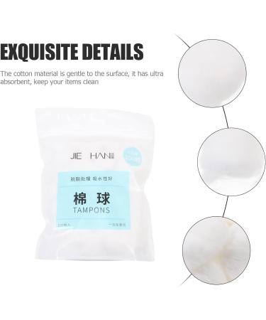 Healifty 200Pcs Small Cotton Ball Make- Up Removal Cotton Balls Jumbo Cotton Ball Absorbent Cotton Ball for Salon Use (White) - Buy Online on GoSupps.com
