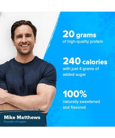 Legion Chocolate Peanut Butter Protein Bar - 100% Whey, High Protein, Low Fat/Sugar, No Soy/Gluten, Natural Flavors -12 Count - Buy Online on GoSupps.com