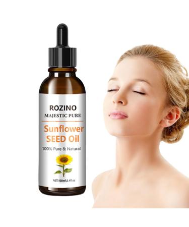 Mix sunflower oil 3.5 ounces of essential oils aromatherapy carrier oil skin care oil organic oil for dry skin body hair massage voihamy