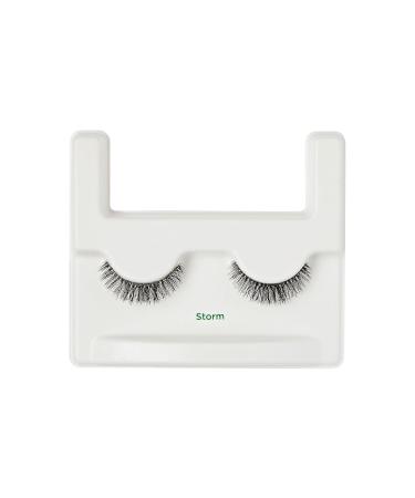 KISS Sister Nature Vegan False Eyelashes - Storm | 12mm Contact Lens Friendly Easy to Apply Reusable Strip Lashes - Buy Online on GoSupps.com